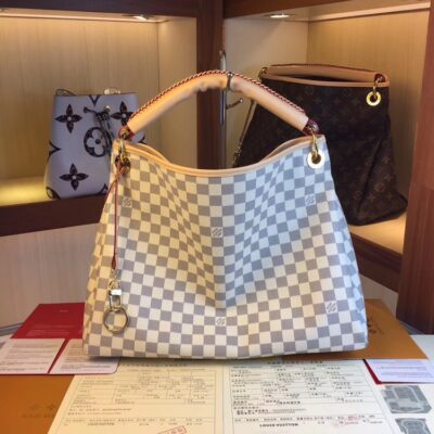 Replica Louis Vuitton Artsy Mm M44869 White/Brown